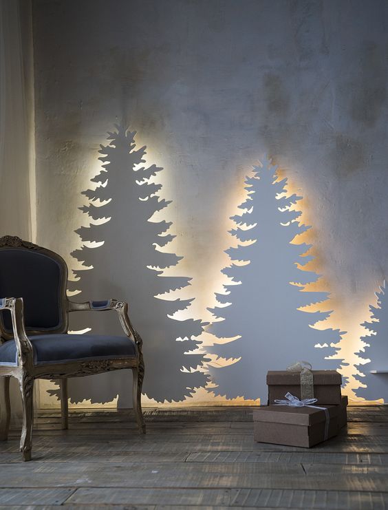クリスマスの壁の飾り付けがおしゃれ！狭くても手作りや海外風で素敵に インテリアまとめサイト -LUV INTERIOR-
