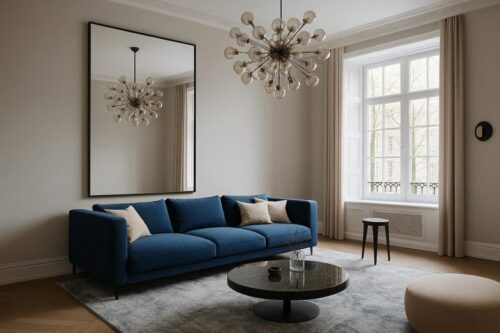 風水で見るリビングの鏡　運気を高める鏡の形・サイズ