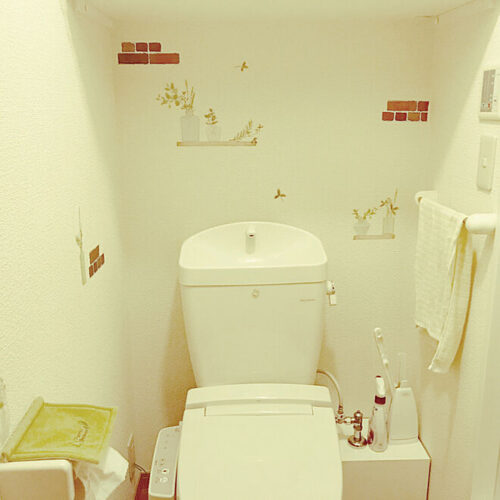 レオパレスのトイレのインテリア実例は？