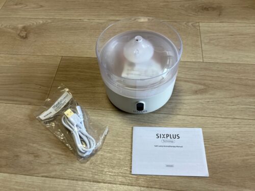 SIXPLUS(シックスプラス)ソルトランプアロマ加湿器が届いた！