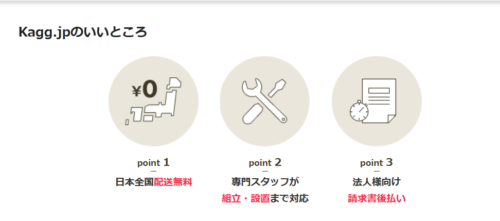 Kagg.jpのサービス内容