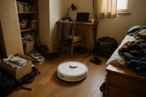 一人暮らしでよくあるロボット掃除機の失敗例
