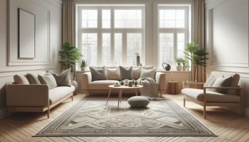 リビングを変えるおしゃれな北欧ラグ