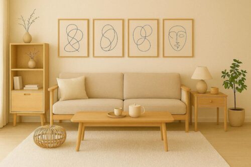 韓国インテリア風のかわいい絵