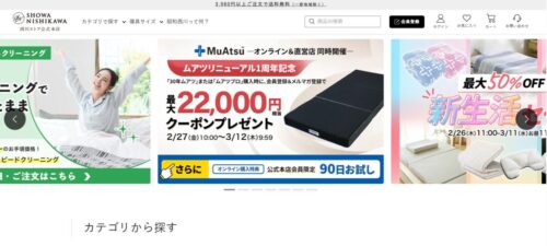 西川のマットレスのラインナップ